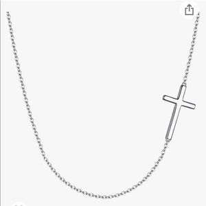 Ever Faith Sterling Silver Cross Necklace